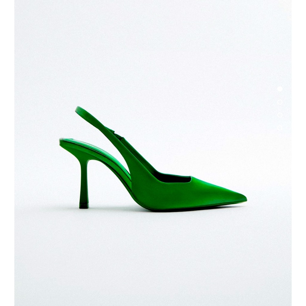 NEW Zara Slingback Heels Sz 10